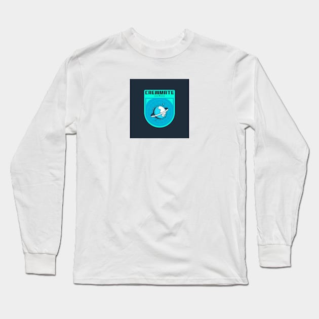 Among Us Crewmate Emblem Long Sleeve T-Shirt by THUD creative